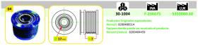 IJS 301004 - POLEA ALTERNADOR DACIA - NISSAN - OPEL - RENAULT