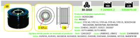 IJS 301010 - POLEA ALTERNADOR CITROEN - FIAT - FORD - LANCIA - MAZDA - PE