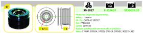 IJS 301017 - POLEA ALTERNADOR CITROEN - FIAT - LANCIA - PEUGEOT - SUZUKI