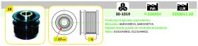 IJS 301019 - POLEA ALTERNADOR MERCEDES BENZ