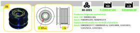 IJS 301021 - POLEA ALTERNADOR SEAT - VW