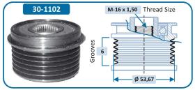 IJS 301102 - POLEA ALTERNADOR