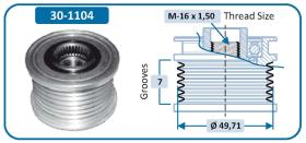 IJS 301104 - POLEA ALTERNADOR MERCEDES