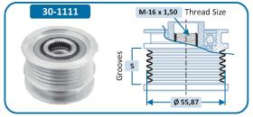 IJS 301111 - POLEA ALTERNADOR VW