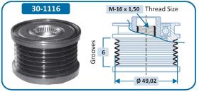 IJS 301116 - POLEA ALTERNADOR BMW