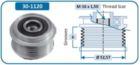 IJS 301120 - POLEA ALTERNADOR NISSAN - RENAULT