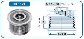 IJS 301124 - POLEA ALTERNADOR NISSAN