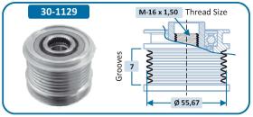 IJS 301129 - POLEA ALTERNADOR MERCEDES