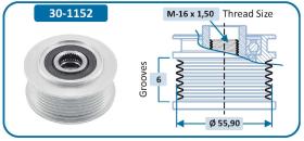 IJS 301152 - POLEA ALTERNADOR HONDA