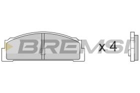 BREMSI BP2003 - JGO.PAST.FRENO AUTOBIANCHI A111 FIAT 124 FIAT 1