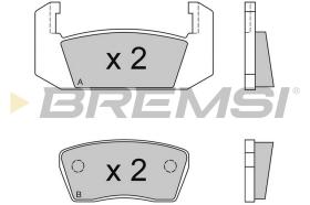 BREMSI BP2051 - JUEGO PASTILLAS DE FRENO BREMSI