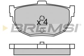 BREMSI BP2447 - JUEGO PASTILLAS DE FRENO BREMSI
