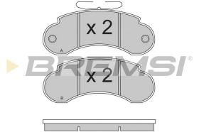 BREMSI BP2490 - JGO.PAST.FRENO MERCEDES MB 100