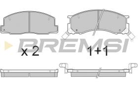 BREMSI BP2539 - JGO.PAST.FRENO TOYOTA PREVIA TOYOTA LITE ACE