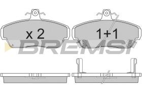 BREMSI BP2815 - JUEGO PASTILLAS DE FRENO BREMSI