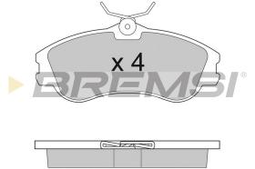 BREMSI BP2921 - JGO.PAST.FRENO CITROEN XSARA PICASSO