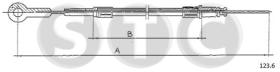 STC T481413 - CABLE ACELERADOR 500 ALL - 126 ALL