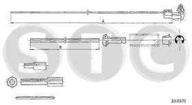 STC T483137 - CABLE ACELERADOR R 5 L - TL (1221/2381)