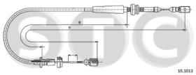 STC T483834 - CABLE ACELERADOR POLO ALL DS