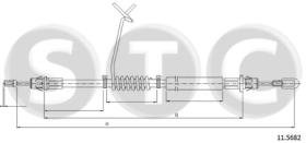 STC T481857 - CABLE FRENO TRANSIT ALL RWD CAB SERIE 2.3 SX-LH