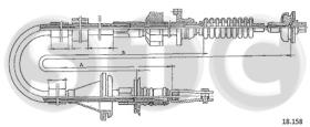 STC T481928 - CABLE EMBRAGUE ACCORD ALL