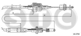 STC T483206 - CABLE EMBRAGUE 900 4CYL ALL - 6CYL ALL MANUAL