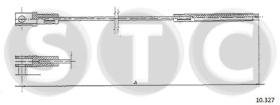 STC T483611 - CABLE EMBRAGUE TRANSPORTER (36/40HP)