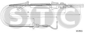 STC T483817 - CABLE ACELERADOR GOLF (CAMBIO AUTOMATICO -AT)