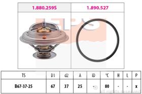 EXCLUSIVAS BCN 1880259 - TERMOSTATO EPS