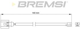 BREMSI WI0703 - TESTIGOS DE FRENO BREMSI = 140 MM PORSCHE CAYEN VW