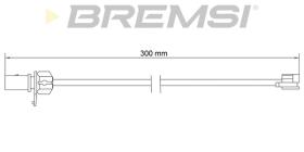 BREMSI WI0944 - TESTIGOS DE FRENO BREMSI =255 MM AUDI Q5