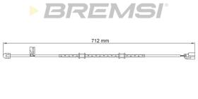 BREMSI WI0961 - TESTIGOS DE FRENO BREMSI =715 MM JAGUAR F-TYPE