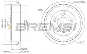 BREMSI CR5594 - TAMBOR DE FRENO DIA.200 X 59/50.5 AUDI SEAT VW S